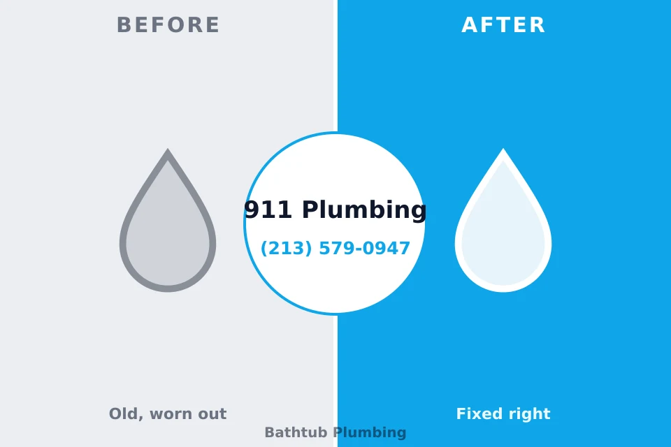 Before and after: plumbing repair Farmington, IL